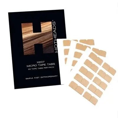 Micro Extensions Tape Tabs by Hotheads 60 ct - Beautifox