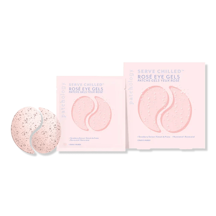 Serve Chilled Rosé Hydrating Eye Gels - Beautifox