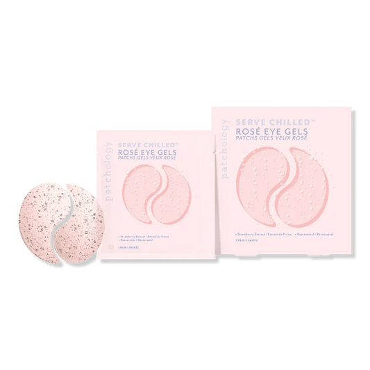 Serve Chilled Rosé Hydrating Eye Gels - Beautifox