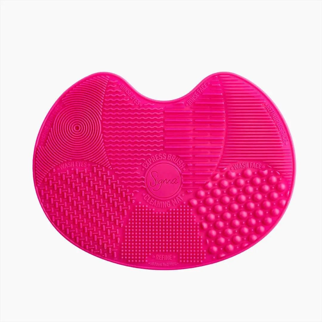 Sigma Spa Express Brush Cleaning Mat - Pink - Beautifox