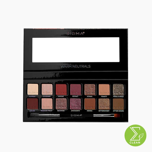 Sigma WARM NEUTRALS EYESHADOW PALETTE - Beautifox